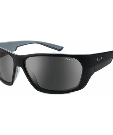 Zeal Optics Caddis SunglassesMatte Black/Dark Grey Polarised Lenses