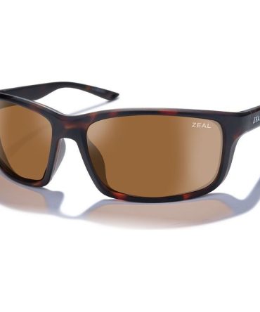 Zeal Optics Confluence SunglassesMatte Brown Havana/Copper Polarised Lenses