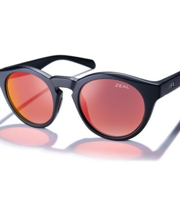 Zeal Optics Crowley SunglassesMatte Black/Phoenix Mirror Polarised Lenses