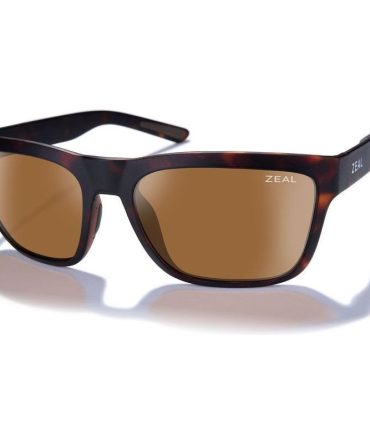 Zeal Optics Kittredge SunglassesMatte Brown Havana/Copper Polarised Lenses