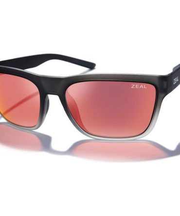 Zeal Optics Kittredge SunglassesMatte Grey Jade Fade/Phoenix Mirror Polarised Lenses