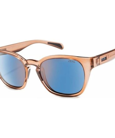 Zeal Optics Windsor SunglassesCamel/Horizon Blue Polarised Lenses