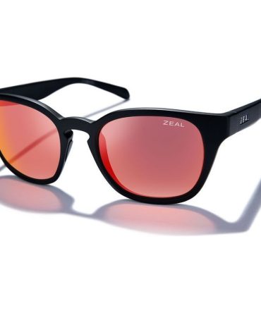 Zeal Optics Windsor SunglassesMatte Black/Phoenix Mirror Polarised Lenses