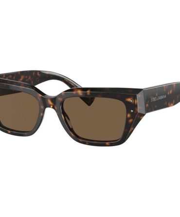 Dolce & Gabbana DG4462 SunglassesHavana/Dark Brown Lenses