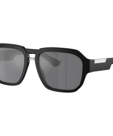 Dolce & Gabbana DG4464 SunglassesMatte Black/Grey Black Mirror Lenses