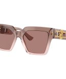 Vogue Eyewear VO5564S SunglassesTransparent Brown/Brown Grey Gradient Polarised Lenses
