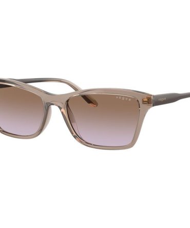 Vogue Eyewear VO5551S SunglassesTransparent Brown/Brown Violet Gradient Lenses