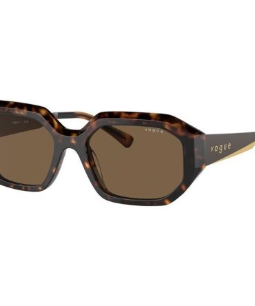 Vogue Eyewear VO5554S SunglassesDark Havana/Dark Brown Lenses