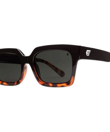 Volcom Domeinator SunglassesGloss Darkside/Grey Polarised Lenses