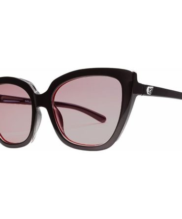 Volcom Milli SunglassesGloss Black/Light Rose Lenses