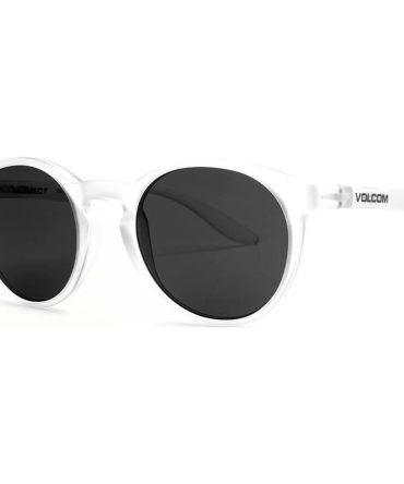Volcom Subject SunglassesMatte Clear/Grey Lenses