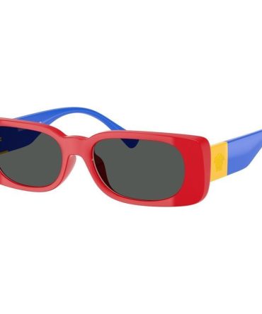 Versace Kids VK4003U SunglassesRed/Dark Grey Lenses