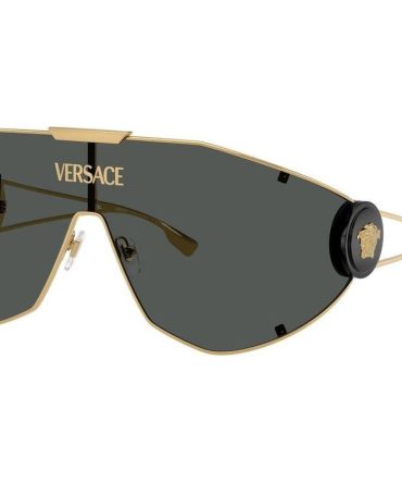 Versace VE2268 SunglassesGold/Dark Grey Lenses