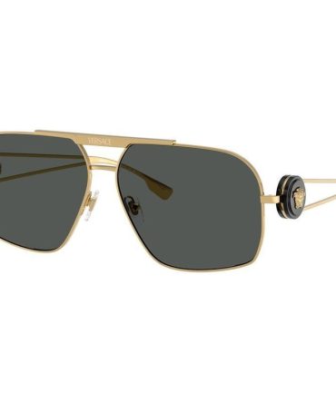Versace VE2269 SunglassesGold/Dark Grey Lenses