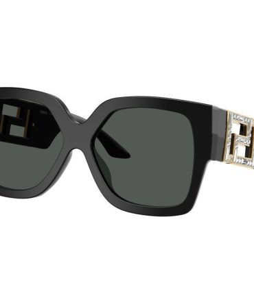 Versace VE4402 SunglassesBlack/Dark Grey Lenses