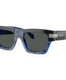 7783GLT Women’s Plastic Large Striped Glitter Cat Eye Frame