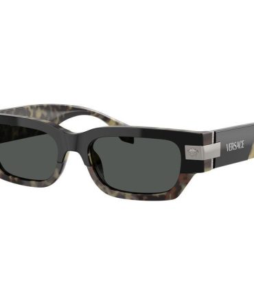 Versace VE4465 SunglassesHavana/Dark Grey Lenses