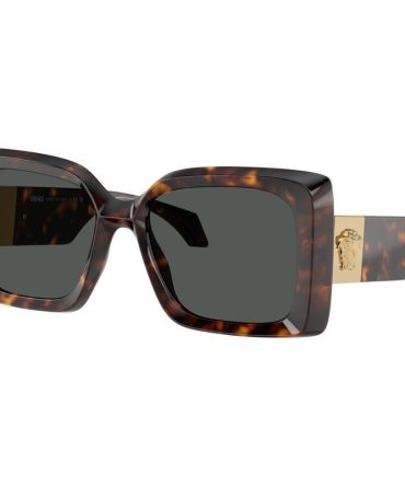 Versace VE4467U SunglassesHavana/Dark Grey Lenses