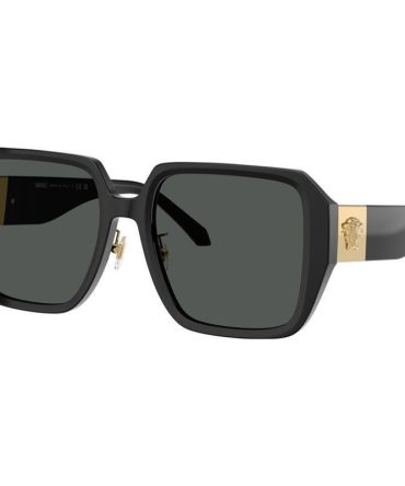 Versace VE4472D SunglassesBlack/Dark Grey Lenses
