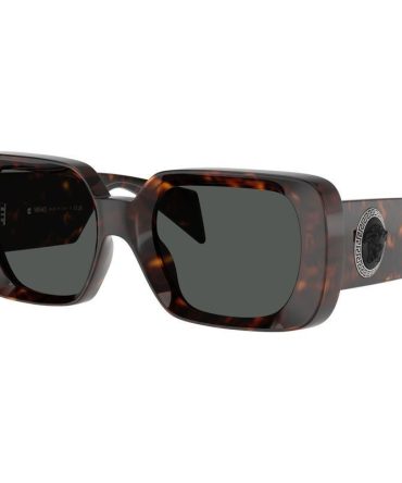 Versace VE4473U SunglassesDark Havana/Dark Grey Lenses