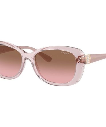 Vogue Eyewear VO2943SB SunglassesTransparent Pink/Brown Pink Gradient Lenses