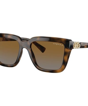 Vogue Eyewear VO5575SB SunglassesDark Havana and Light Brown/Brown Gradient Polarised Lenses