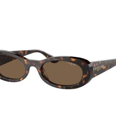 Vogue Eyewear VO5582S SunglassesDark Havana/Dark Brown Lenses