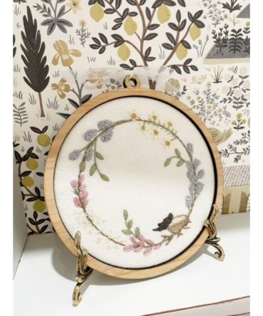 Round Wooden 4″ Frame