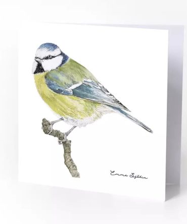 Emma Sjodin: Greeting Card, Blue Tit