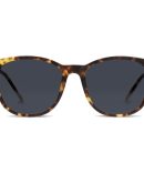 7857 Women’s Plastic Medium Oval Frame w/ Leopard Metal Accent