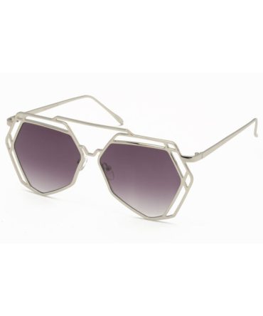4304 Women’s Metal Large Geometric Cutout Frame