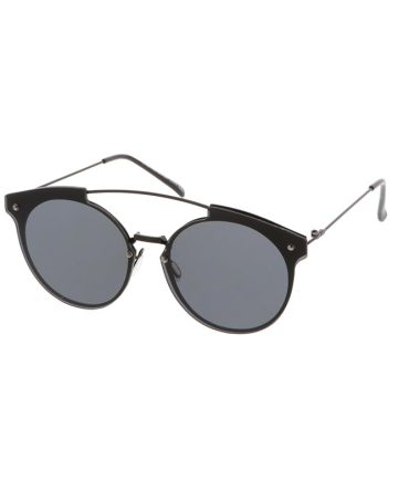 4380 Women’s Metal Round Rimless Flat Frame
