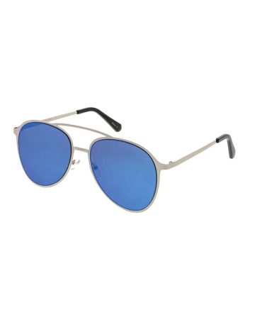 4580RV Unisex Metal Aviator w/ Color Mirror Lens