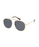 4004MH Unisex Standard Metal Aviator w/ Flat Lens