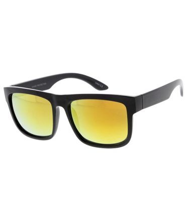 6838ME/RV Men’s Plastic Casual Frame w/ Color Mirror Lens