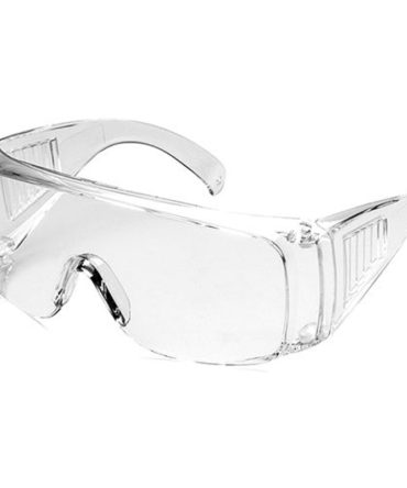 [12-PACK] SG001 Vented Reusable Fit Over Safety Glasses w/ Anti-Fog Coating