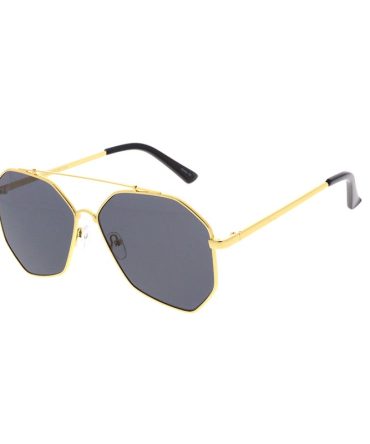 4510 Unisex Metal Large Geometric Aviator