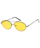 4832COL Women’s Metal Small Rectangular Cat Eye Frame w/ Color Lens