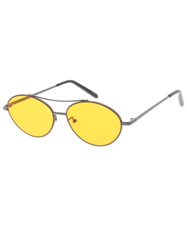 4818COL Unisex Metal Medium Oval Frame w/ Color Lens
