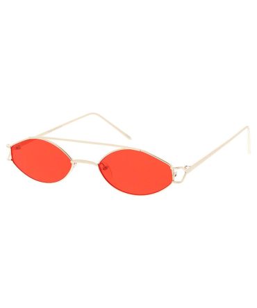 4853COL Women’s Metal Small Vintage Inspired Geometric Frame w/ Color Lens