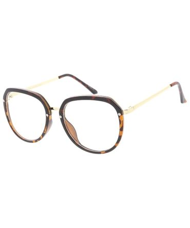 6026CLR Women’s Combo Medium Rounded Square Frame w/ Clear Lens
