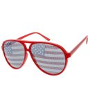 6306KSH/RV KUSH Plastic Crystal Smoke Frame w/ Color Mirror Lens