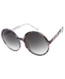 6708RV Women’s Combo Medium Brow Line Pearl Frame w/ Color Mirror Lens