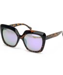7122REV Women’s Plastic Square Frame w/ Spectrum Color Mirror Lens