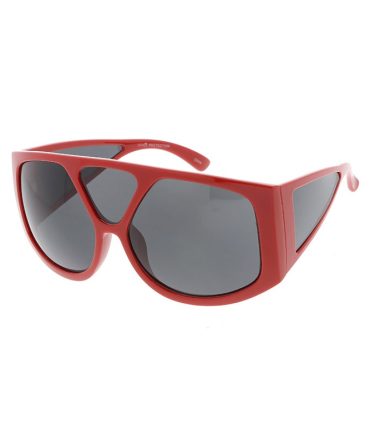 7449 Unisex Plastic Oversized Square Tri Lens Frame