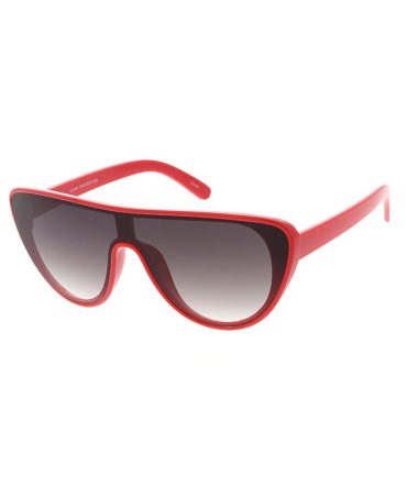 7452 Women’s Plastic Medium Cat Eye Shield