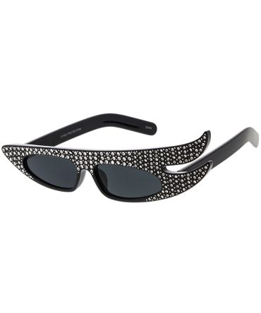7524RH Women’s Plastic Medium Mardi Gras Rhinestone Frame