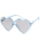 7662GLT Women’s Plastic Large Flat Top Frame w/ Glitter Inserts