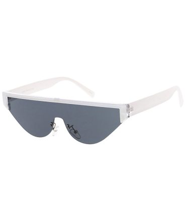 7797 Unisex Plastic Medium Flat Top Brow Line Futuristic Frame
