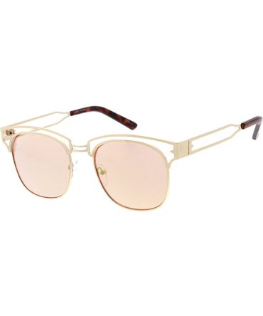 4020RV Unisex Metal Medium Cut Out Clubber Frame w/ Color Mirror Lens